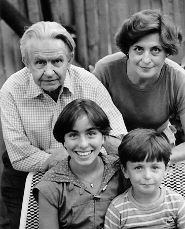 Alfred, Regina, Peter, and Anna Jensen, 1976